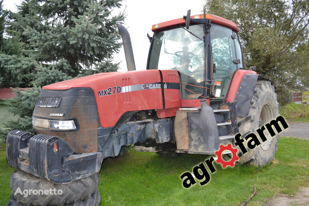 Case MX 270 240 220 200 180 parts, ersatzteile, części, transmission, engine, axle, skrzynia, silnik, most, getriebe, motor, final drive, gearbox. recambios para Case IH MX 270 240 220 200 180 tractor de ruedas