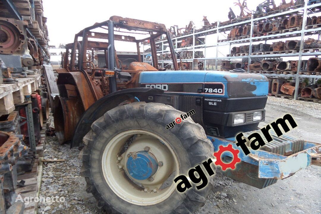 pièces détachées Ford 7840 7740 6640 5640 parts, ersatzteile, części, transmission, engine, axle, skrzynia, silnik, most, getriebe, motor, final drive, gearbox. pour tracteur à roues Ford 7840 7740 6640 5640