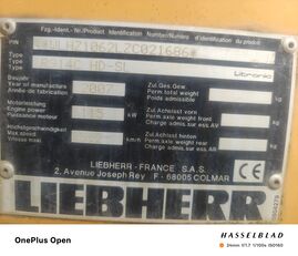 ミニエキスカベータのためのLiebherr R914 C HD SL Litronic スペア部品