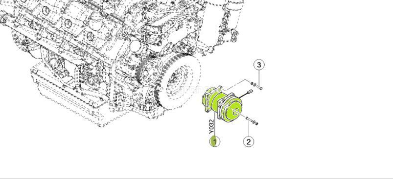 0005596223 Sprężarka Klimatyzacji Claas Lexion لـ ماكينة حصادة دراسة Claas