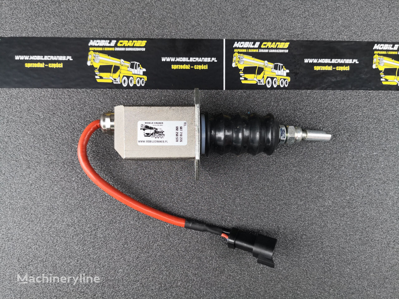 Liebherr cewka gaszenia silnika, 9073747 ; 9075336 , Abstellvorrichtung, engine stop solenoid Liebherr para Liebherr excavadora - Machineryline