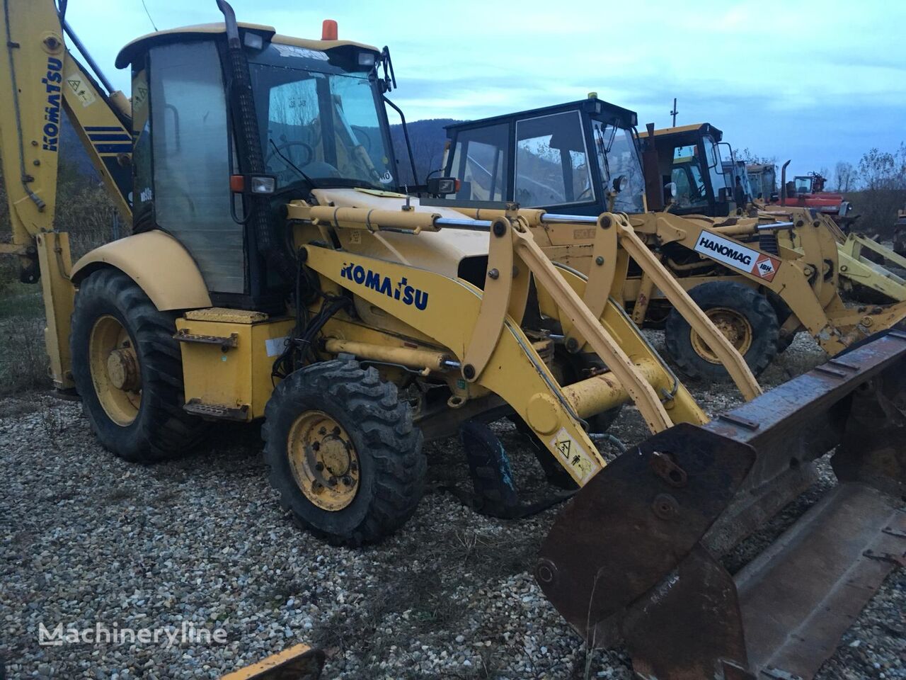 motor Yanmar na rýpadla-nakladača Komatsu VB 93