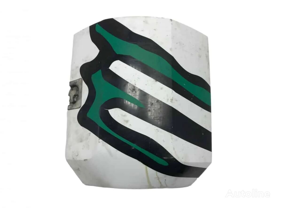 Colț cabină dreapta față spoiler for Renault 5000936536 – Alb cu decor negru și verde truck