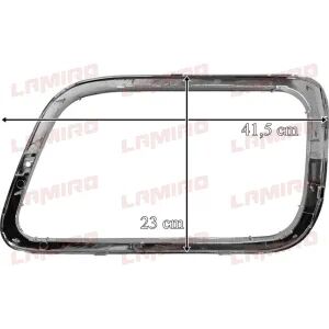 جناح (سبويلر) Mercedes-Benz ACTROS MEGASPACE MP3 HEADLAMP FRAME RH 9418852225 لـ الشاحنات Mercedes-Benz MP3 MEGA SPACE (2008-2011) - Autoline