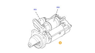 motorino d'avviamento Fendt 828 Vario F340900060010