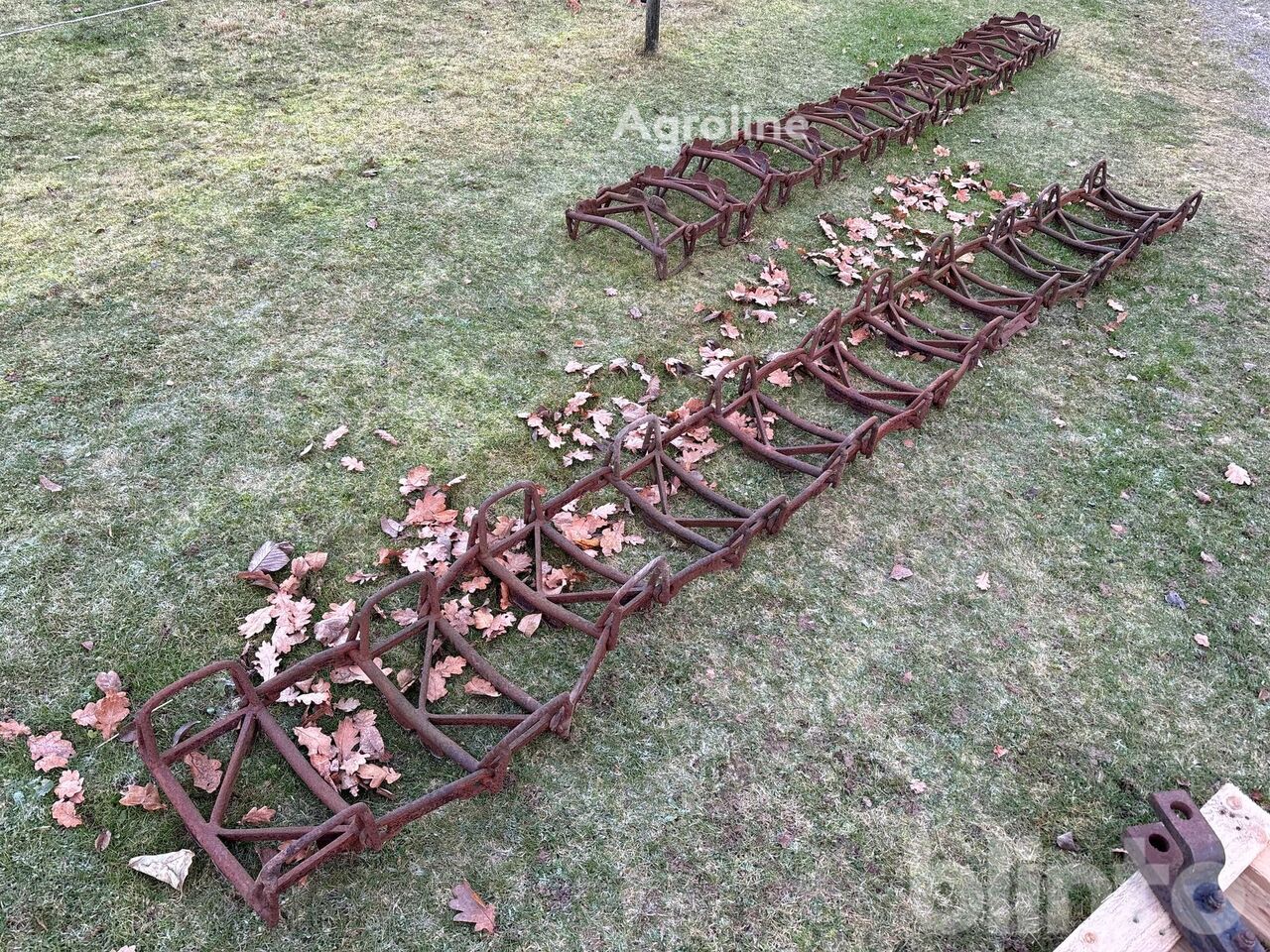 Tekerlekli traktör için 38 tum çelik palet - Agriline