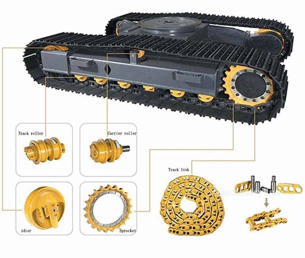 قضيب سير فولاذي Cale de rulare pentru excavator لـ آلات البناء Hyundai R180LC-3/R210LC-3 – componente și piese de schimb (Track Roller, Carrier Roller, Idler, Sprocket, Track Link) - Machineryline