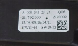 TRW MERCEDES ACTROS MP4 MANETKA PRZEŁĄCZNIK BIEG&Oacute;W ORI A009 545 23 24 conmutador en la columna de direcci&oacute;n para cabeza tractora