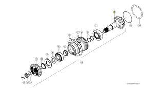 posūkio guolis 0006278450 ratinio traktoriaus Claas Xerion 4000