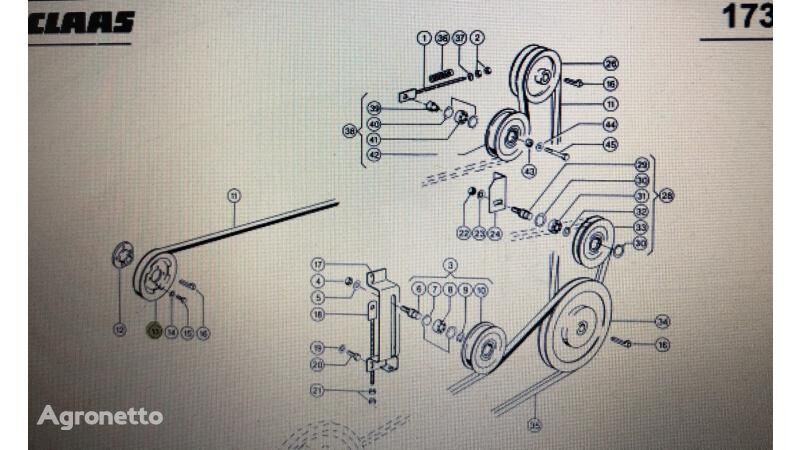 drivknute for John Deere 4555/4755/4955 hjul traktor