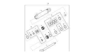 drążek kierowniczy AH220679 do ciągnika gąsienicowego John Deere 9470RX