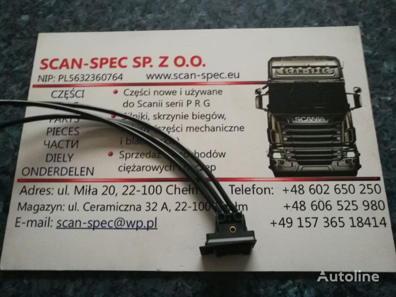 2185839 stuur voor Scania P R G T trekker - Autoline