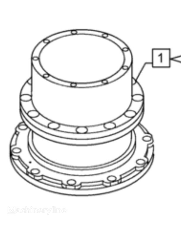 Case KBC10030 KBC10030 swing motor voor CX240B CX250C CX250D CX250E CX260E bouwmachines