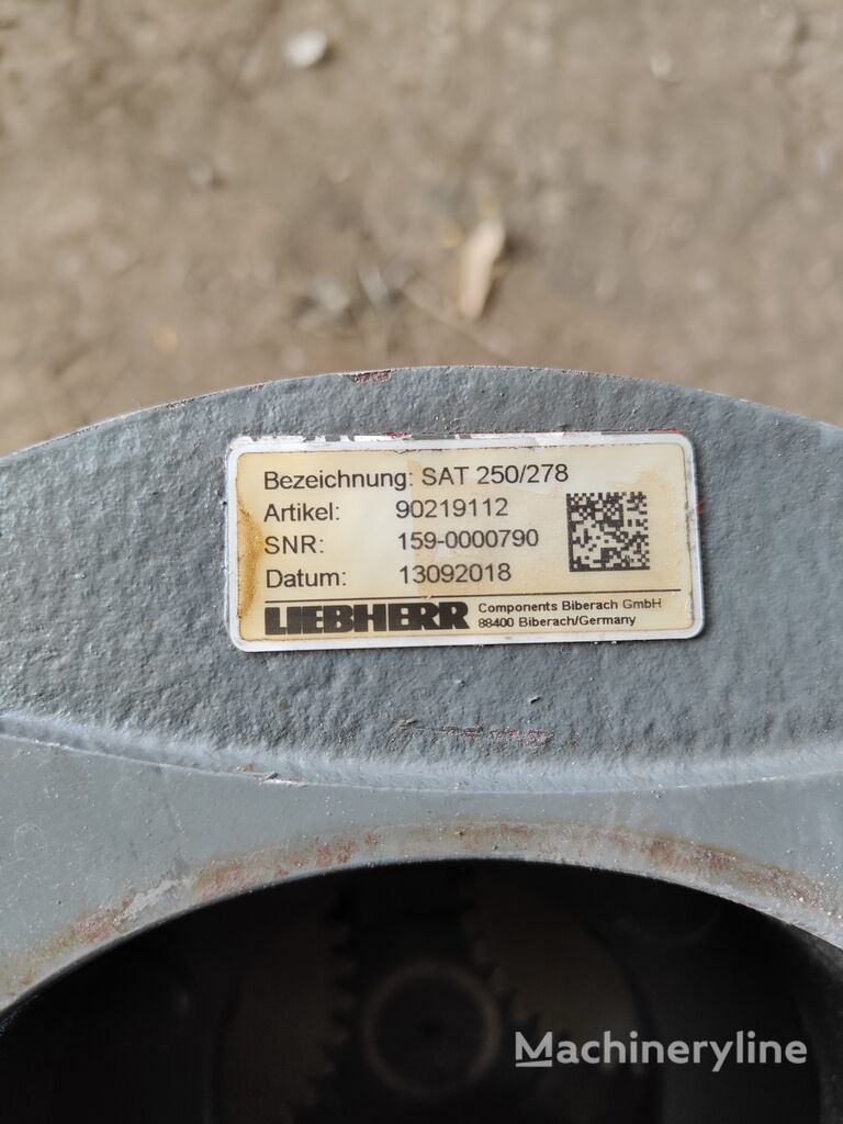 réducteur de rotation Liebherr SAT 250/278 - - 90219112 pour excavateur Liebherr ID-Nr.90219112  - 913 COMP, A914, A914 COMP, A916, A916 COMP, A918, A918 COMP, A920, A922 RAIL, A924 RAIL, LH22C, LH22M, LH24M, LH26EC, LH26M, R914 COMP, R914, R918, R920