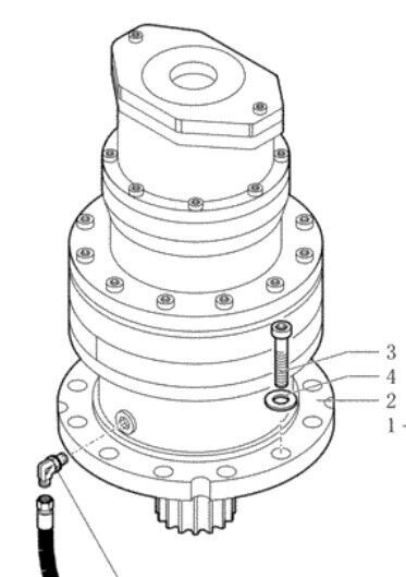 New Holland 152403302 swing motor for Fiat-Hitachi FH150W-3 excavator