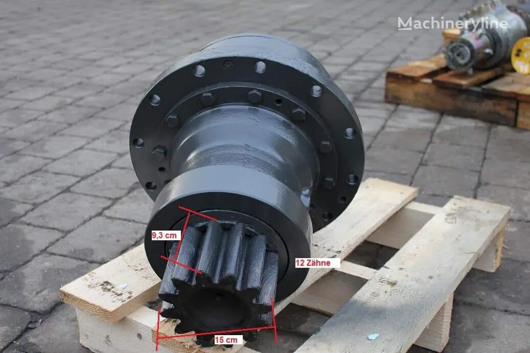 Reductor de Rotire pentru Miniexcavator Schwenkmotor für Airman AX05-11 cu 12 Dinți, Diametru 9.3 cm, Lungime 15 cm Baumaschinen - Machineryline