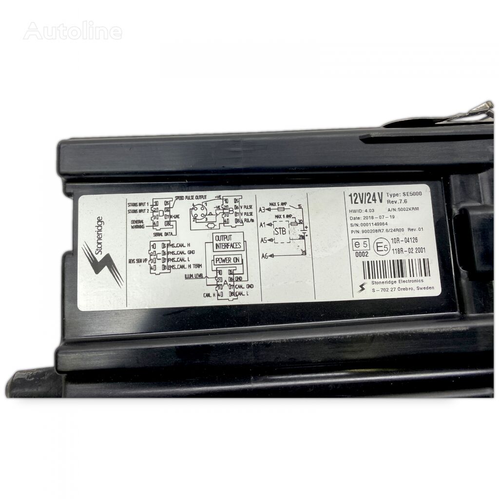 STONERIDEGE ELECTRONICS LIONS CITY A26 (01.98-12.13) tachograph for MAN Lion's bus (1991-)