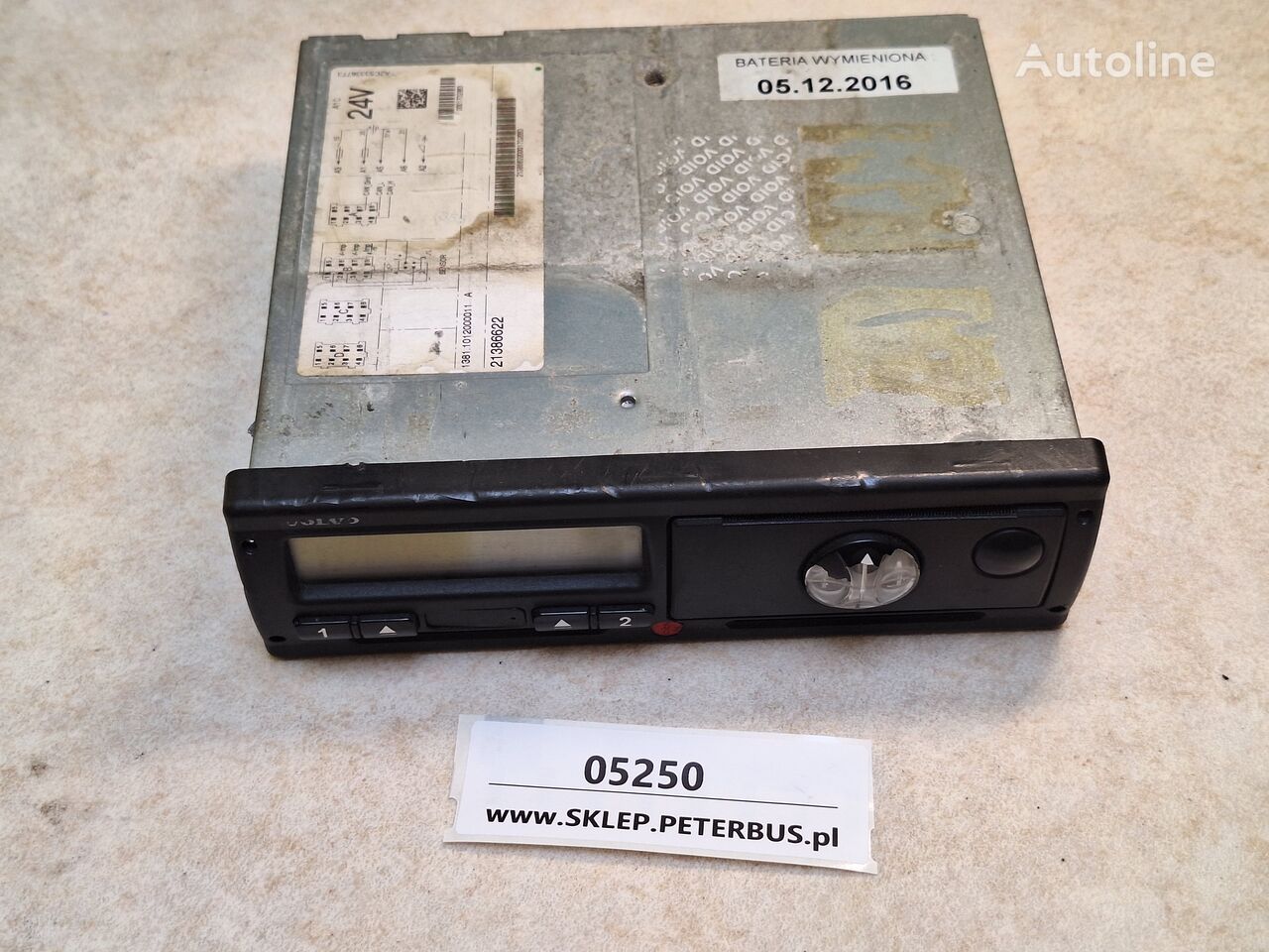 VDO 1381.1012000011, 24V tachograph for Volvo bus