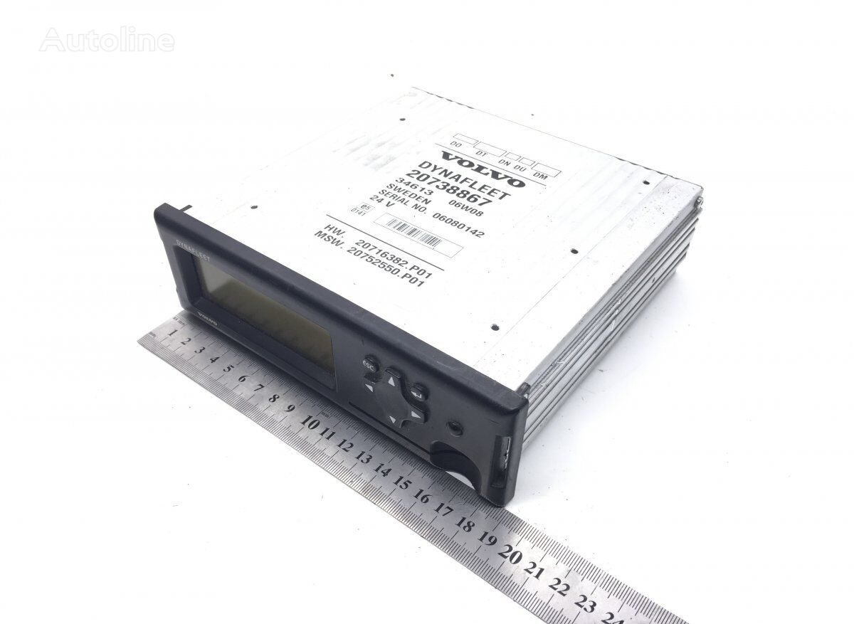 Volvo B12B (01.97-12.11) tachograph for Volvo B6, B7, B9, B10, B12 bus (1978-2011)