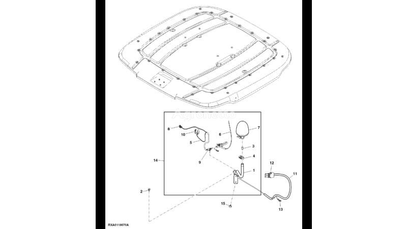 John Deere 8345R pyörätraktori RE325694 takavalo - Agronetto