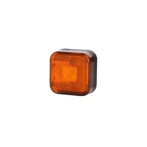 Feu arrière MARKER LIGHT WITH REFLECTIVE DEVICE (LED) ORANGE 12/24V UNIVERSA pour camion MAN à vendre | Autoline CM Feu arrière MARKER LIGHT WITH REFLECTIVE DEVICE (LED) ORANGE 12/24V UNIVERSA pour camion MAN - Autoline