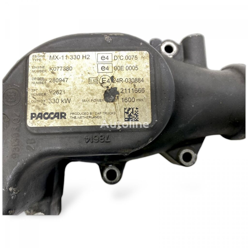 Paccar XF106 (01.14-) 2133857 alojamiento del termostato para DAF XF106 (2014-) tractora