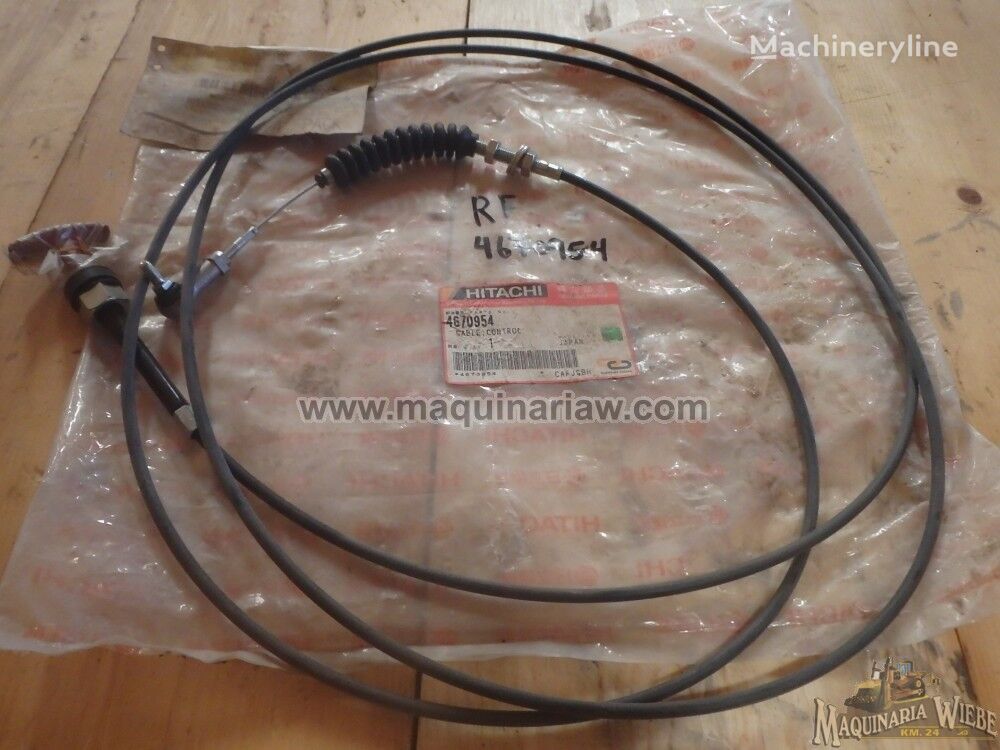 Linka gazu Hitachi CABLE DE AJUSTE (CHICOTE) 4670954 do minikoparki John Deere 75D, 85D - Machineryline