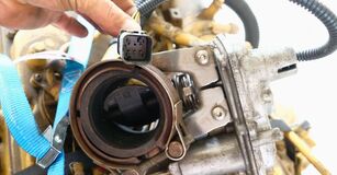 Válvula de mariposa de escape para motor Caterpillar C 6. para maquinaria de construcción
