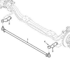 1353391 tie rod for DAF XF 105 truck