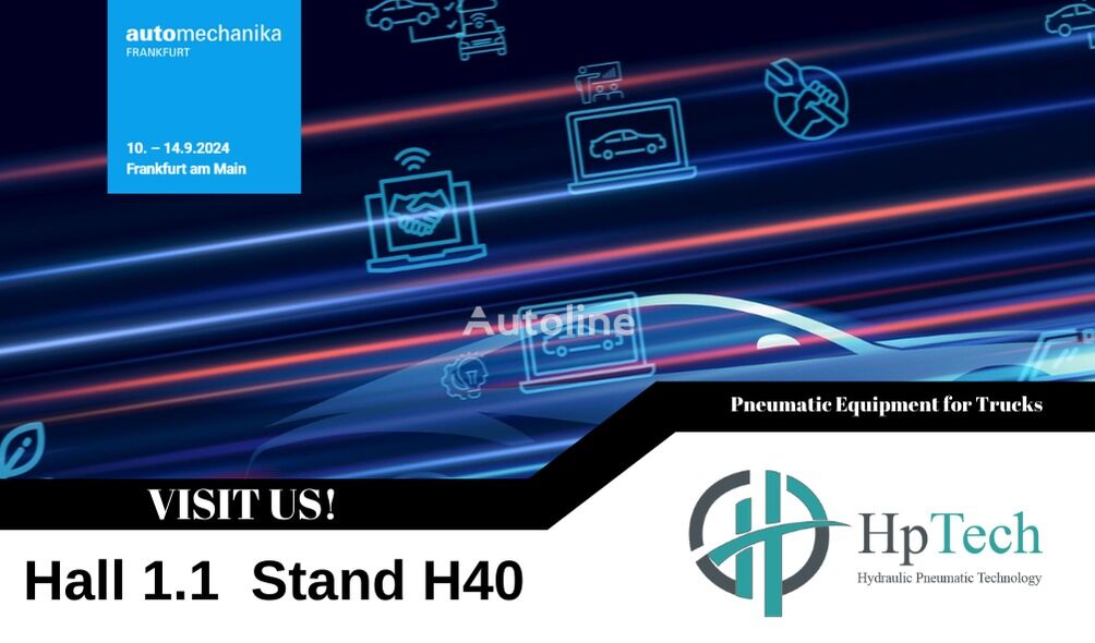 самосвальная система HpTech Visit us at Frankfurt Automechanika! '' '' для грузовика