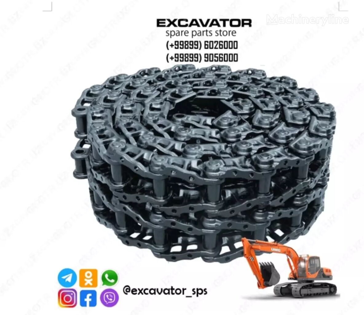 track chain for Volvo EC290B, EC300 excavator