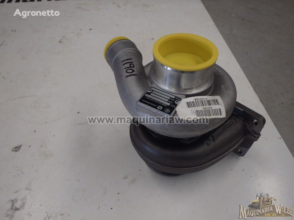 RE548734 turbocompresor para John Deere 4045HCP04, 4045HCP05, 4045HCP06, 4045HPC07, 4045HPC08  pulverizador autopropulsado