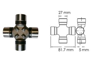 الوصلة المفصلية العامة U Joint - Fiat Axle لـ جرار بعجلات Ford  TL TM TS