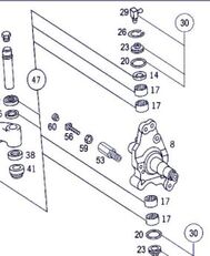 A 943 332 00 02 glavčina za Mercedes-Benz ACTROS kamiona