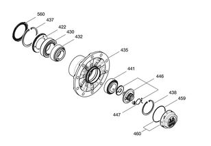 moyeu BPW RUMM OE SKB/SHB F 9T ECOP2 B-HUB 0980109090BES pour tracteur routier