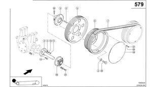 ступица Claas Lexion 600 PIASTA ZACISKAJĄCA  0007449170 (Napęd hybrydowy stopn 0007449170 для зерноуборочного комбайна Claas Lexion 600