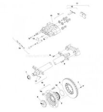 SAF 3307303002 wheel hub for semi-trailer