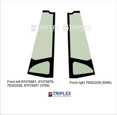 priekinis stiklas frontalinio krautuvo Case 521F, 721F XT, 821F, 821F XR, 921F, 921F XR