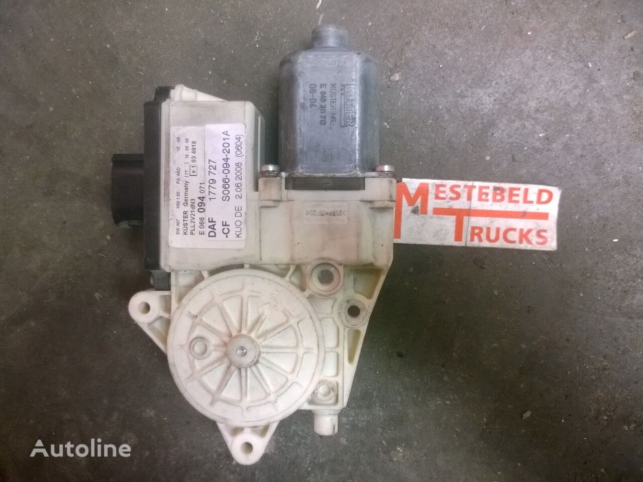 motor de limpiaparabrisas para DAF CF camión