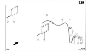 0000153340  wiring for Claas Lexion 560  grain harvester