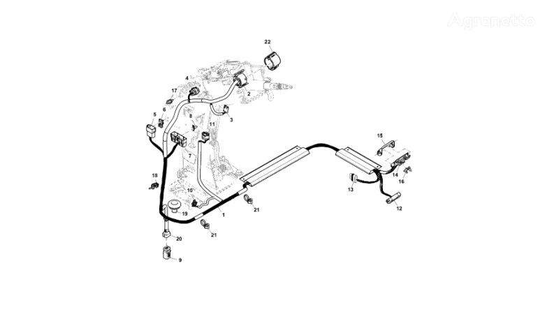 электропроводка John Deere 9470RX RE574961