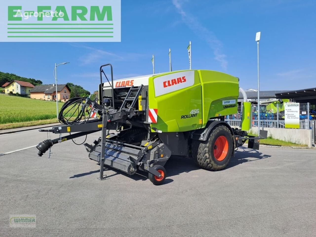 آلة جمع وكبس وحزم الأعلاف Claas claas 455 rollant