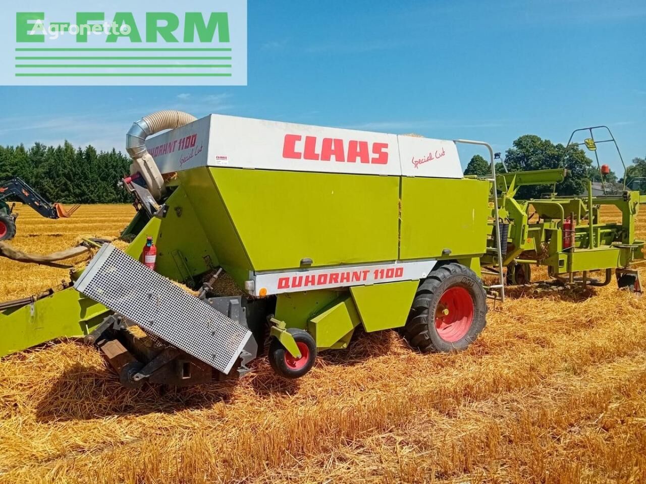 Claas quadrant 1100 special cut empacadora de pacas