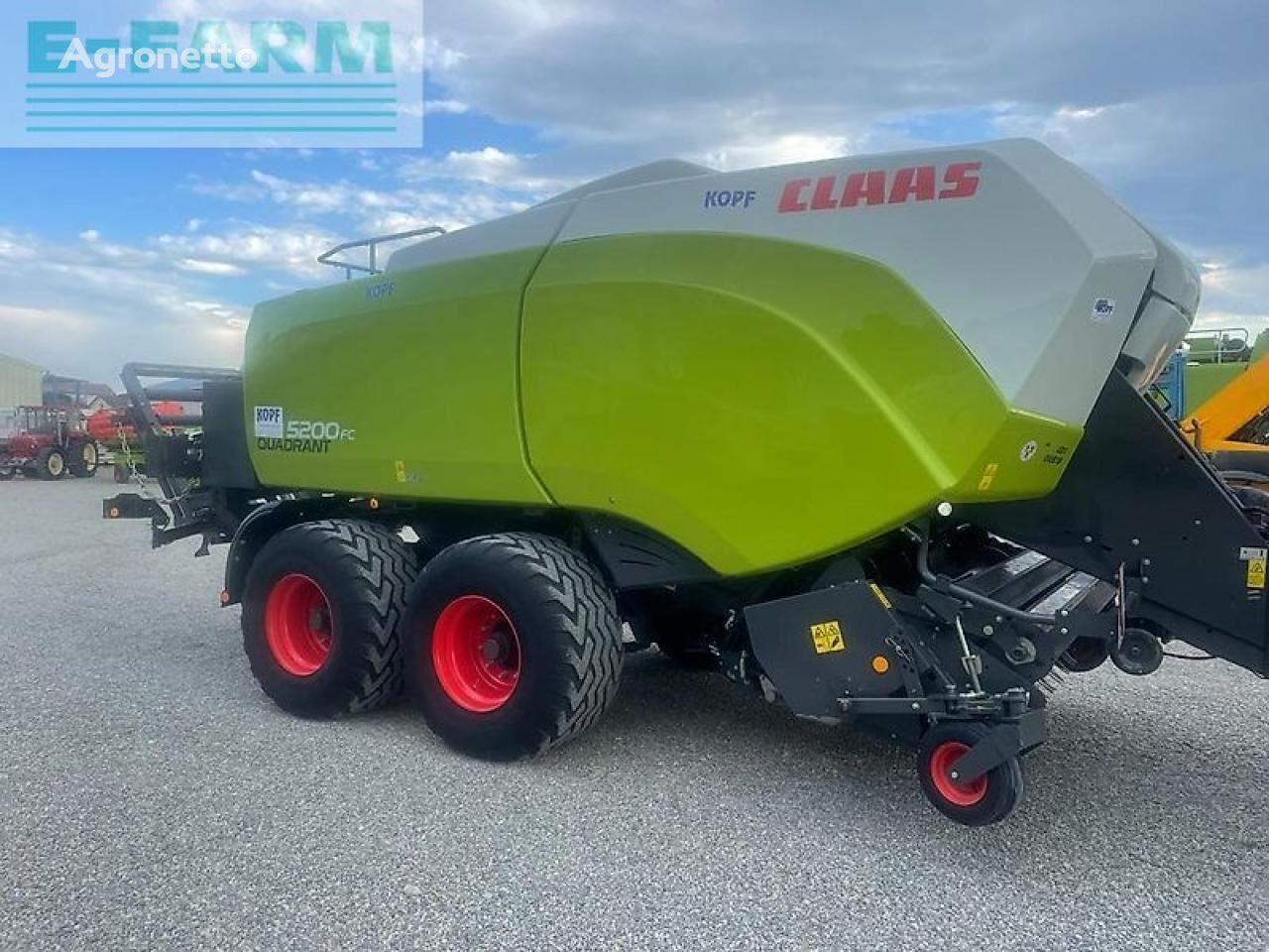 χορτοδετική μηχανή Claas quadrant 5200 fc t+st wiegeeinr