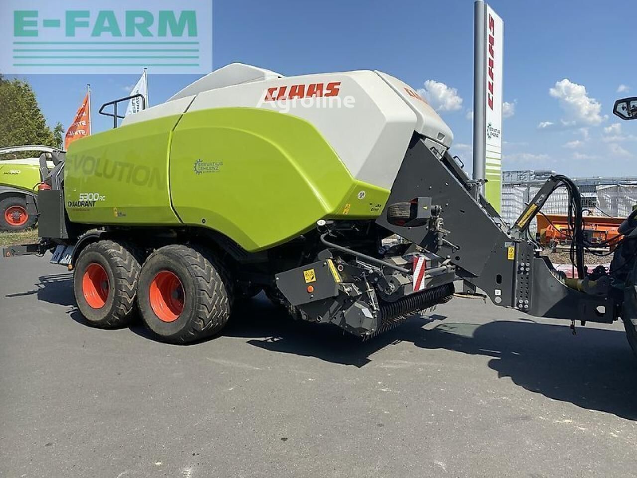 Пресс-подборщик тюковый Claas quadrant 5300 rc evolution einsatzbereit geringe ballenzahl - Agroline
