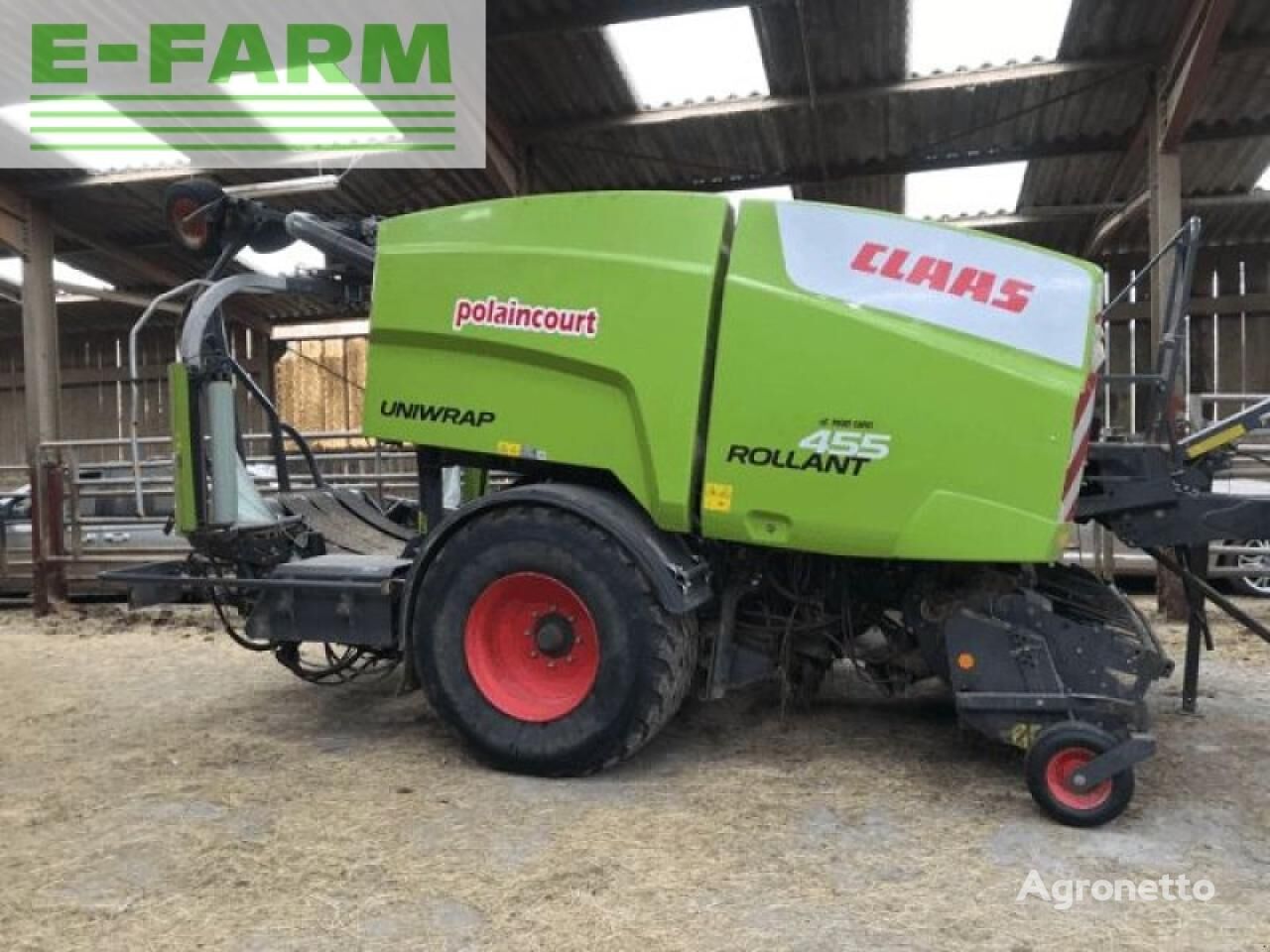 Claas roland 455 uniwrap szögletes bálázó