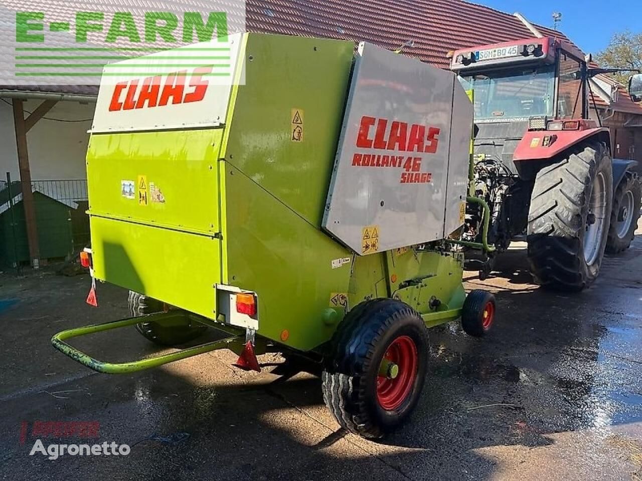 آلة جمع وكبس وحزم الأعلاف Claas rollant 46 silage