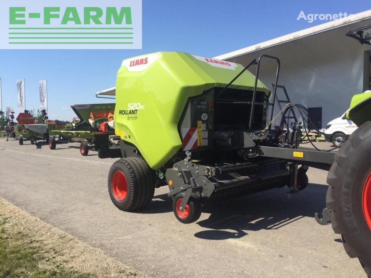 Presse à balles carrées Claas rollant 520 rc - Agronetto