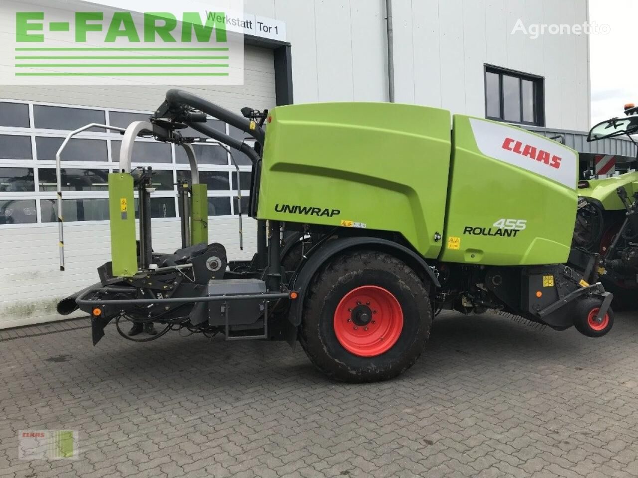 Claas rollant uniwrap 455 balirka za četvrtaste bale