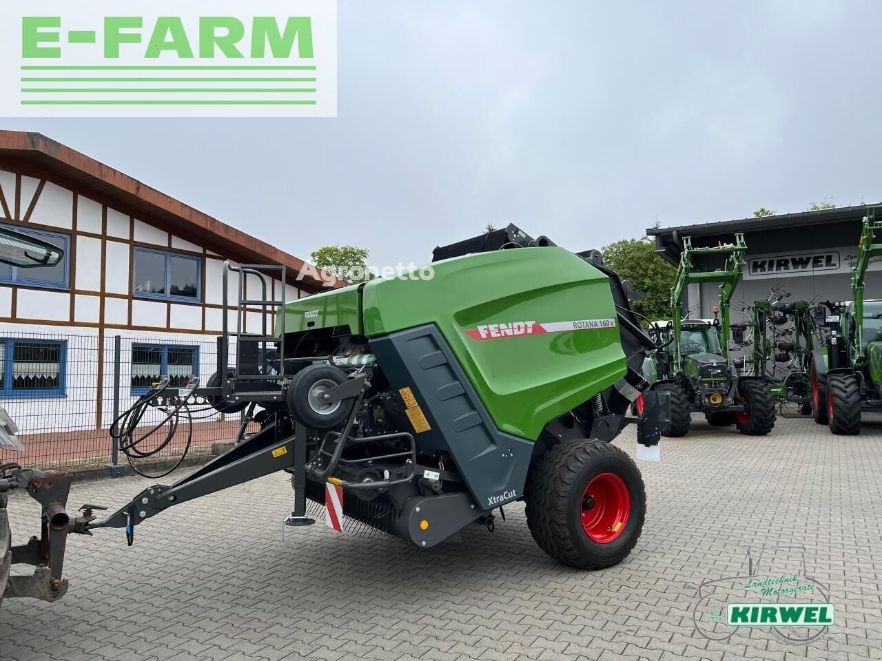 presse à balles carrées Fendt rotana 160 vxtra